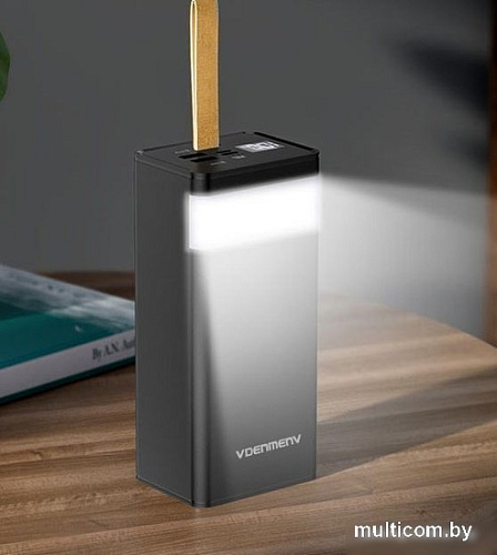 Внешний аккумулятор VDENMENV DP23 40000mAh (черный)