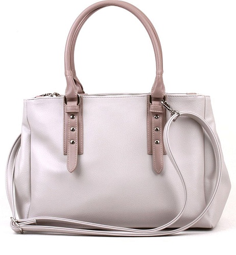 Женская сумка Медведково 23с0280-к14 (светло-бежевый/кофейный)