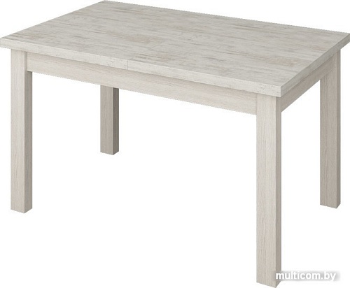 Кухонный стол Senira Кастусь 110-145x70 (сосна монрепо/белый)