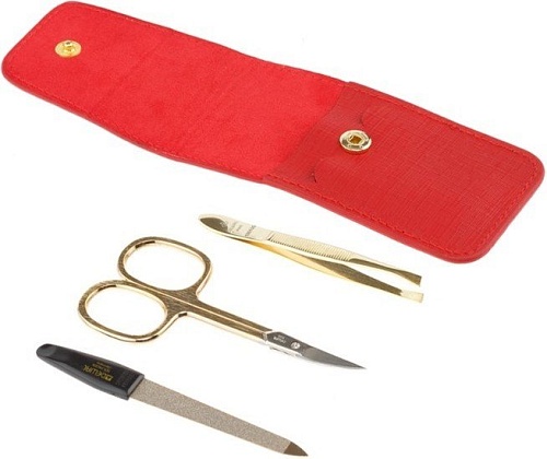 Набор для маникюра и педикюра Dewal 900RED (красный)