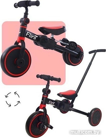 Беговел Bubago Flint BG-FP-1 (черный/красный)