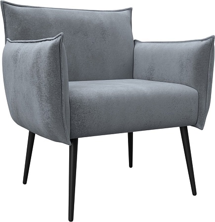 Интерьерное кресло Лига диванов Лига-083 132320 (велюр Tower 10 серый)