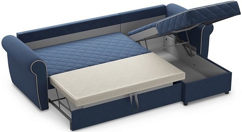 Угловой диван Moon Trade Гамбург 123 003950 (синий)