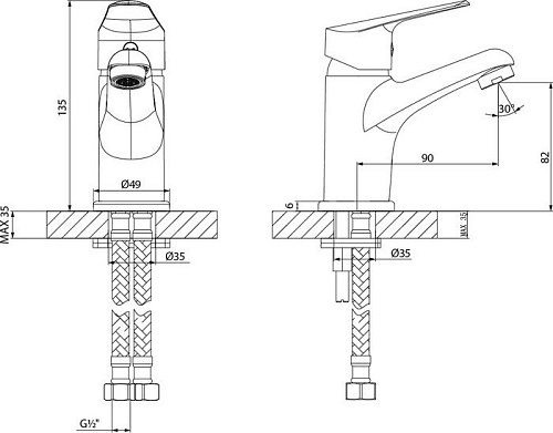 Смеситель Lemark LM6506C