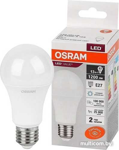 Светодиодная лампа Osram LV CL A125 15 SW/865 230V E27 10X1 RU