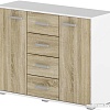 Комод Славянская столица Д-КДШ1200 (белый/дуб сонома)