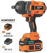 Гайковерт Daewoo Power DAX 8021Li Set (с 1-им АКБ, кейс)