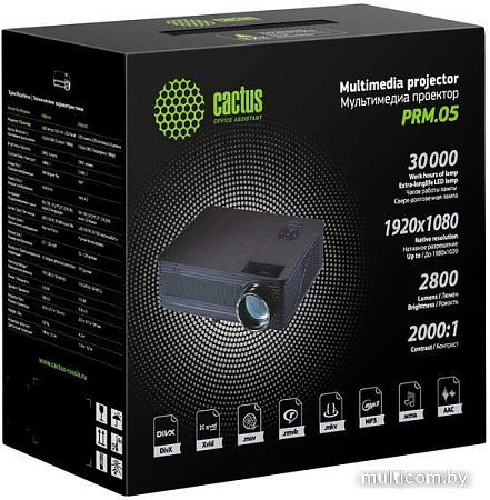 Проектор CACTUS CS-PRM.05WT.WUXGA-W