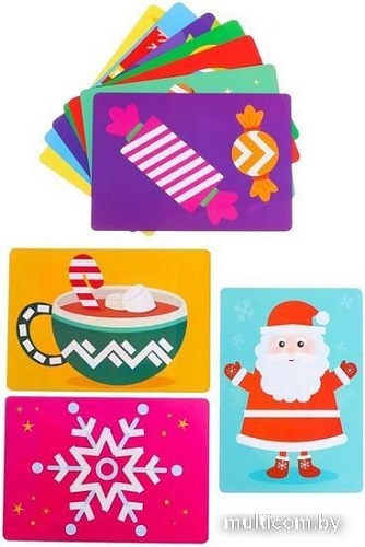 Развивающая игрушка Zabiaka Умный скотч Новогодние задания 4987626