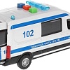 Игрушечный транспорт Технопарк Ford Transit Полиция TRANSITVAN-16PLPOL-WH