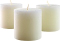 Набор свечей Мелт 75 мм (3 шт, слоновая кость)