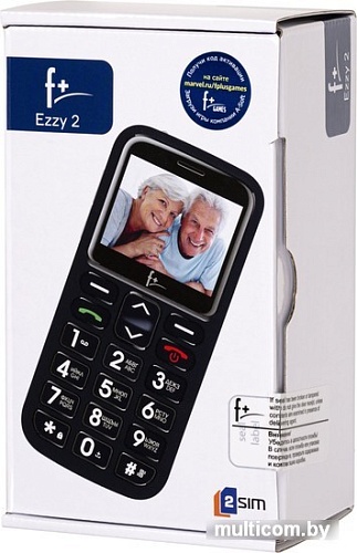 Мобильный телефон F+ Ezzy 2 (черный)