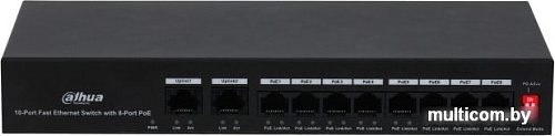 Коммутатор Dahua DH-PFS3010-8ET-65