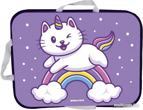 Ледянка Mega Toys Кот-единорог 22411 (фиолетовый)