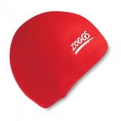 Шапочка для плавания Zoggs Silicone Cap 300774 (красный)
