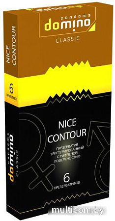 Рельефные презервативы LUXE Domino Classic Nice Contour рифленые 7934