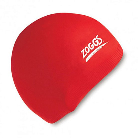 Шапочка для плавания Zoggs Silicone Cap 300774 (красный)