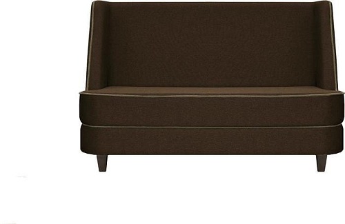 Диван Brioli Рико двухместный (рогожка, J5 коричневый)