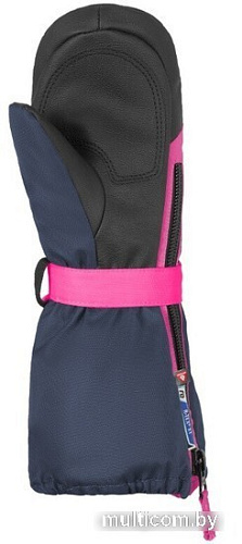 Варежки Reusch Happy mitten 4985520 4466 (р-р 4, dress blue/pink glo)