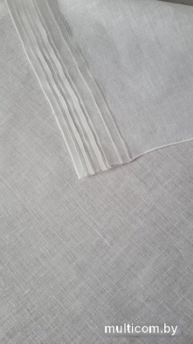 Тюль Dalian 02с129 1.5x2.5 м (белый лен)