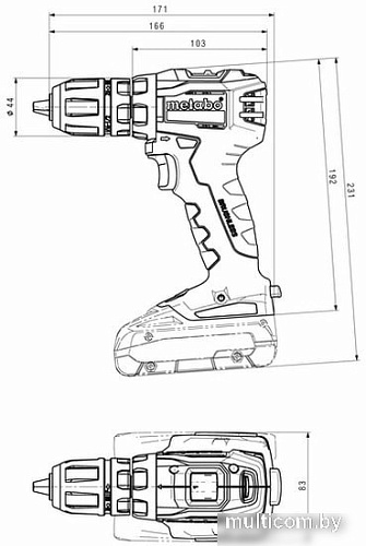 Дрель-шуруповерт Metabo BS 18 L BL Q 602327800 (с 2-мя АКБ, кейс)