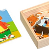 Мозаика/пазл Мир деревянных игрушек Медвежонок Миша Д181б