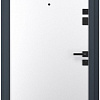 Металлическая дверь Guard Aura 86x205 (правая, графит софт/белый)
