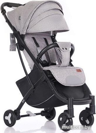 Коляска прогулочная «книга» Nuovita Fiato (серый/черный)
