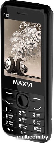 Мобильный телефон Maxvi P12 (черный)