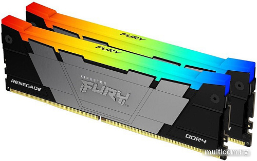 Оперативная память Kingston FURY Renegade RGB 2x8ГБ DDR4 3200МГц KF432C16RB2AK2/16