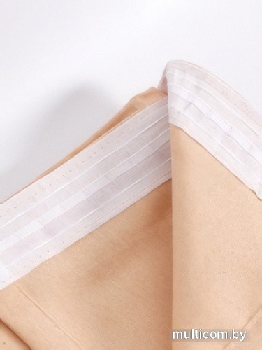 Комплект штор Nadzejka Элегия Hg.EG-4/3 4.5x2.7 м (4 шт, бежевый/коричневый)