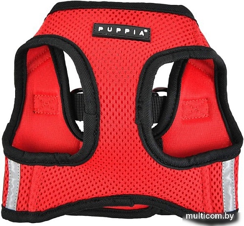 Шлейка-жилетка Puppia Soft PAUA-HB1828-RD-S (красный)