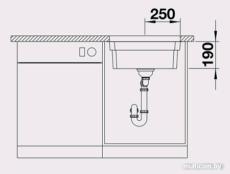 Кухонная мойка Blanco Etagon 500-U [521841]