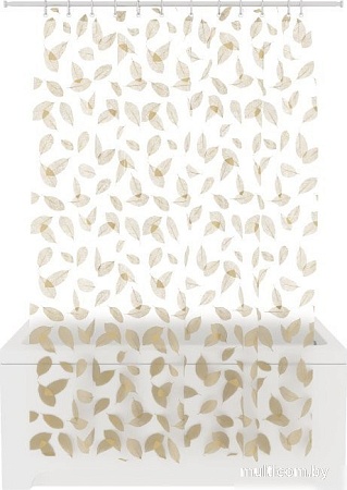 Шторка-занавеска для ванны Fora Peva Botanica Gold FOR-PV02