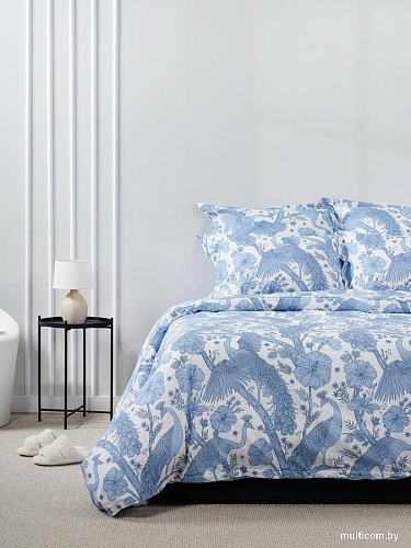 Постельное белье Windslow Павлин Евро 50x70 20287-1+71141-27