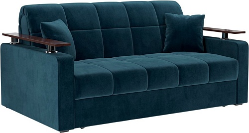 Диван Мебель-АРС Аккордеон Бакли НПБ 140x200 (темно-синий Luna 034)