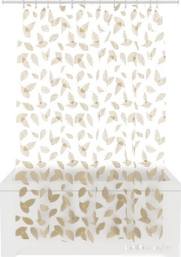 Шторка-занавеска для ванны Fora Peva Botanica Gold FOR-PV02