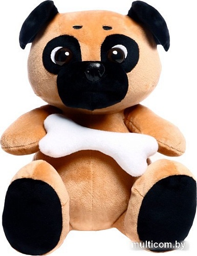 Классическая игрушка Pomposhki Собака Мопс 25см 9322298