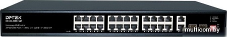 Неуправляемый коммутатор DPTEK DK100-24FP2G2S