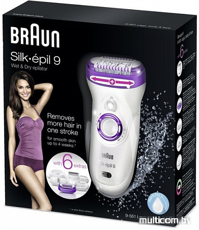 Эпилятор Braun Silk-epil 9-561v
