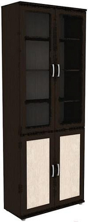 Шкаф-витрина Уют Сервис Гарун-К 502.05 (венге)