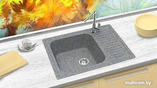 Кухонная мойка Berge BR-6402 (графит матовый)