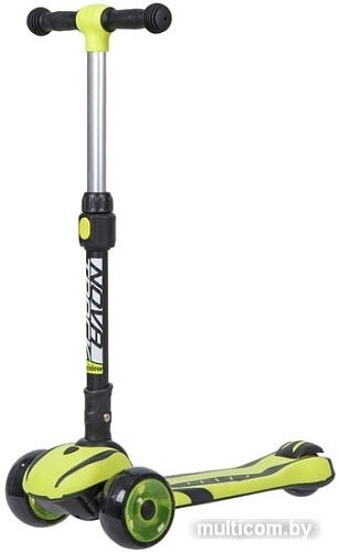 Самокат Novatrack Rainbow Car Boy Pro 120CGP.RAINBOW.LM20 (лайм)