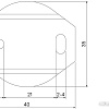 Стакан для зубной щетки и пасты IDDIS Calipso CALMBG1i45