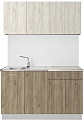 Готовая кухня Артём-Мебель Лана СН-113 без стекла 1.4 (дуб крафт белый/дуб крафт серый)