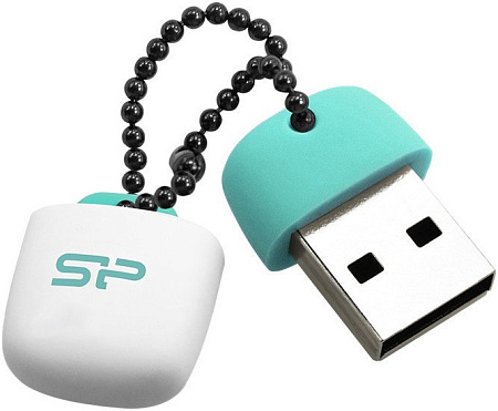 USB Flash Silicon-Power Jewel J07 Aqua Green 64GB (SP064GBUF3J07V1B)