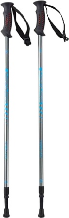 Палки для скандинавской ходьбы Berger Oxygen 77-135 (серебристый/голубой)