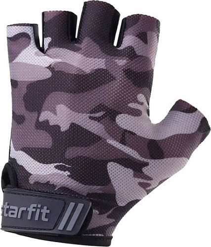 Перчатки Starfit WG-101 (серый камуфляж, M)