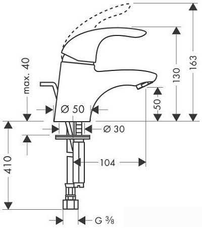 Смеситель Hansgrohe Focus E 31700000