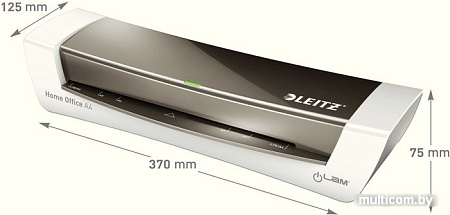 Ламинатор Leitz iLAM Home Office A4 (темно-серый) [73680089]